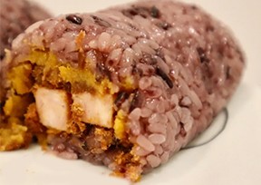 今日份早餐，超級簡單咸蛋黃肉松粢飯團(tuán)